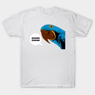 Cacaw Hyacinth Parrot Art T-Shirt